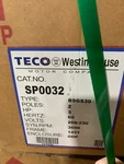 New - SP0032 Hp 3600 Rpm Teco Westinghouse 208/230 Volt Odp Motor. Fixed Price $200.00.