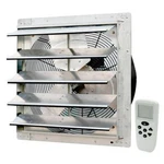 1736 Cfm Silver Electric Gable Mount Shutter Exhaust Fan With Remote Control. Fixed Price $209.40.