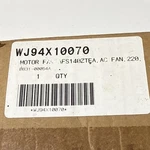 New Genuine WJ94X10070 Air Conditioner Fan Motor **free Shipping**. Fixed Price $154.67.