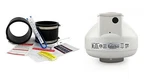 Radonaway RP145 Fan & Install Kit With Dynameter. Fixed Price $204.98.