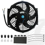 1750CFM 12V 80W Electric Radiator Slim Cooling Fan Push Pull Universal 10" Inch. Fixed Price $22.86.