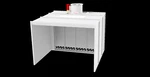 10'WX7'HX7'D Open Face Booth Top Mount Fan Single Phase Motor Usa Made. Fixed Price $4999.00.