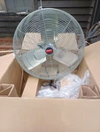 Dayton 1VCE8D Standard-duty Industrial Fan 24" Non-oscillating, 115VAC,. Fixed Price $380.00.
