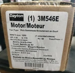 Dayton Blower Motor 3M546E Rpm 1450, Hp 1/30, 115 Hvac Nos. Fixed Price $64.95.