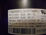 Trane Zhongshan Broad-ocean Y7S859D01L Condenser Motor D157746P01 200/230V. Fixed Price $175.00.
