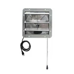 Iliving Gable Mount Shutter Fan/vent 772-CFM Aluminum Silver Electric Powered. Fixed Price $103.79.