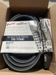 Browning BX77 Belts Brand New 5/8" Top Width Industrial Cogged V-belt. Fixed Price $15.00.