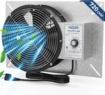 Alorair 10" Crawl Space Ven Fan 720CFM High Flow Exhaust Basement Garage. Fixed Price $149.66.