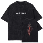 Solo Leveling Arise Shirt Sung Jinwoo Anime Vintage Wash Cotton Tee S-xxl. Fixed Price $25.51.