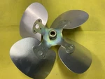 Air Conditioner Replacement Condencer Fan Blade Metal 10 3/4 Diameter 1/2 Inch. Fixed Price $36.75.
