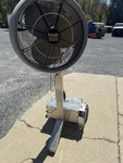 Je Adams Aquality Industrial Cooling Misting Mister Oscillating Fan 120V 6700A. Fixed Price $1499.99.