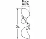 Dayton Propeller,dia 10 IN,30 Deg Pitch, 2PYR5. Fixed Price $10.39.