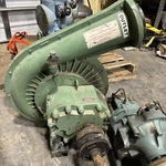 Gardner Denver Centrifugal Blower 75141, 1.5 Shaft Driven, 6 Inlet Outlet. Fixed Price $2200.00.