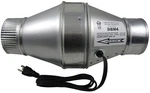 7HL0BEW50U DBM4 Duct Booster Fan For 4" Flex Metal 100 Cf. Fixed Price $102.04.
