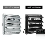 Uimoso Shutter Exhaust Fan Shop Wall Mounted Aluminum. Fixed Price $60.99.