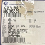 Ge Industrial Systems Split Capacitor Motor 1/2 Hp 200-230V 825RPM Sleeve 5KCP3. Fixed Price $160.00.