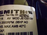 Ao Smith JE1D013N, HC27CB119 115V, 3300RPM Induce Blower Motor. Fixed Price $85.00.