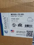 Fantech Fg 6XL Steel 13"D,15.1"H,8"W Inline Duct 15W691. Fixed Price $279.99.
