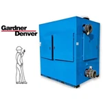Used 150HP Gardner Denver Rotary Screw Cycloblower Package Modell 7CDL17P. Fixed Price $39175.00.
