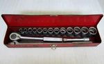 Vintage Dayton 1/2" Drive 16PC Sae Socket Set Ratchet Breaker Bar Made Usa. Fixed Price $99.95.