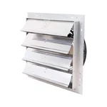 1400 Cfm Wall Mounted Exhaust Fan - Corrosion Resistant, 115V, Quiet Operation. Fixed Price $140.32.