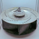 Ebm-papst R4E355-AF13-09 115VAC 1612CFM Curved Motorized Impeller. Fixed Price $150.00.