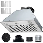 30" Built-in/insert Range Hood 800CFM 3-SPEED Exhaust Fan Kitchen Stove. Fixed Price $123.54.