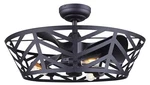 Canarm CF24MAU3BK Ceiling Fan - 24" Matte Black Stylish Downrod Mount. Fixed Price $260.55.