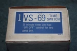 VS-69 Broan Nutone Electric Light Wall Switch Fan Timer Outlet Gang Box. Fixed Price $45.00.