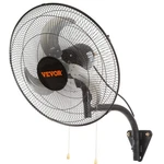 20IN Oscillating Wall Fan, 4650 Cfm, 3-SPEED, 70W Motor, Aluminum Blades, Black. Fixed Price $99.00.