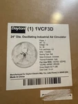 Dayton 1VCF3 Stndrd Dty Indstrl FAN,24"BLDE DIA.,2SPD. Fixed Price $350.00.