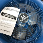 Patterson 14" High Velocity Fan H14A New. Fixed Price $499.99.