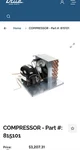 True Brand Oem Replacement Compressor - Part # 815101. Fixed Price $550.00.