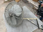 Dayton 4C354C Standard Duty Industrial Fan, 22" Speed 1065 Rpm Wall Mount. Fixed Price $99.99.