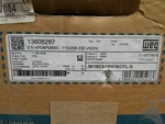 New Weg .5 Hp Electric Motor 115/208-230V 1730 Rpm W56C Frame 13608287. Fixed Price $300.00.