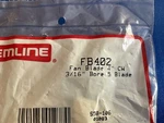 Gemline FB-402 Fan Blade 4" Cw 3/16 Bore. Fixed Price $14.00.