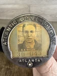 Vintage Atlantic Steel Company - Atlanta, Georgia Metal Employee Photo Badge. Fixed Price $55.00.