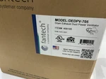 Fantech Model: DEDPV-705 Dryer Exhaust Duct Power Ventilator Item# 499195 Nib. Fixed Price $350.00.