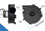 A249 Furnace Draft Inducer Blower Motor 115V 3400RPM Replacement For Lennox. Fixed Price $71.25.