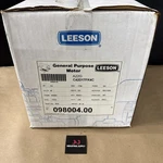New Leeson 098004.00 Motor 1/3HP 1750RPM SS56C 90V Warranty. Fixed Price $475.00.
