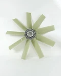 Wing Fan Hvac Assembly Impeller - 9 Blades, 36" Dia., 50 Degree, Airfoil Profile. Fixed Price $399.99.