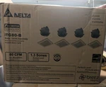 Lot Of 4 Delta Breez ITG80-B Replacement 80CFM Fan Motors & Grills. Fixed Price $150.00.