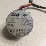 Sanyo Denki Step-syn Stepping Motor Type 103-771-18. Fixed Price $30.00.