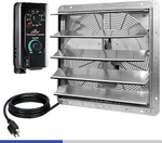 Iliving 20" Wall Mounted Exhaust Fan, Automatic Shutter, With Thermostat. Fixed Price $238.55.