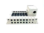 Smc VV5Q41-0803TT0 Stacking Pneumatic Manifold. Fixed Price $187.68.
