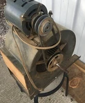 Squirrel Cage Blower Fan With Belt Drive 1/3HP 1PH Motor Vintage Exhaust. Fixed Price $199.99.