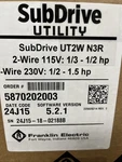 Franklin Electric Subdrive Utility 2-WIRE UT2W N3R, 5870202003. Fixed Price $937.80.