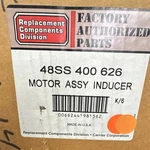 Carrier Motor Assy Inducer 48SS400626, 120V 1.0A Steel. Fixed Price $377.00.