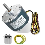 Condenser Fan Motor Replacement 1/10HP 0.75A 1100RPM 208-230V + Capacitor. Fixed Price $161.99.