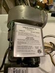 Tjernlund HS1 Power Venter 115V 3000 Rpm With Uc 1.. Fixed Price $329.00.
